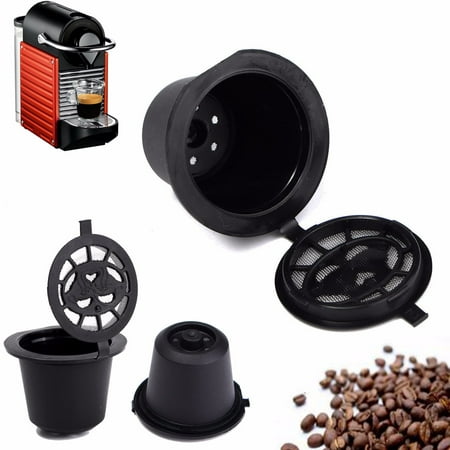 Reusable Nespresso Capsules, Refillable Pod Single Serve Coffee Filters for Nespresso Brewing Machines - 3