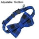 thumbnail image 2 of Collar de perro navideño con lazo, collar ajustable para mascotas con patrón de copo de nieve a cuadros clásico, 2 of 5