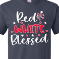 thumbnail image 4 of Inktastic 4th of July Red White Blessed Fireworks T-Shirt, 4 of 5