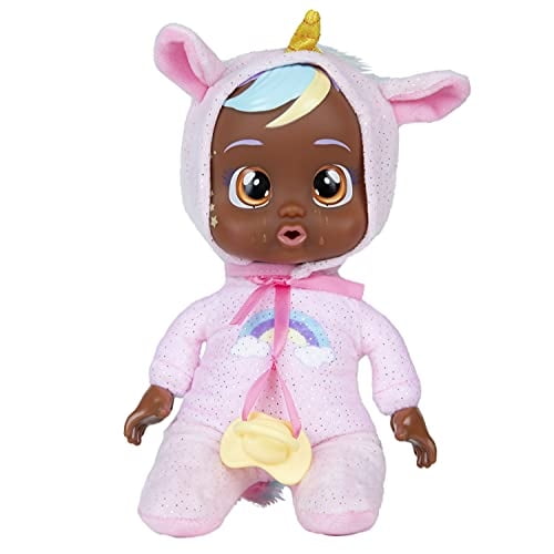 Cry Babies Tiny Cuddles Jassy - 9 pulgadas Baby Doll, Llora lágrimas reales, Rosa Cry Babies Cry Babies