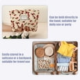 thumbnail image 5 of Unique Bargains Floral Makeup Bag Zipper Flower Cosmetic Pouch Beige, 5 of 7