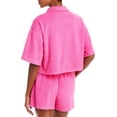 thumbnail image 2 of Aqua Swim Womens Collared Pocket Crop Top, 2 of 2