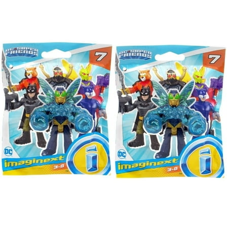 Fisher-Price Imaginext DC Super Friends Series 7 Blind Bag Mystery Figure (Set of 2 Packs)