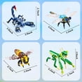 thumbnail image 4 of Insects Collection Building Set for Kids, 10 Packs Bug Building Blocks, Animals Insect Bug Toys, 4 of 6