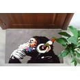 thumbnail image 5 of Gorilla Rug, Thin Rug, Outdoor Rug, Thinking Monkey Rug, Custom Rug, Wall Hanging Rug, Stair Rug, Banksy Rug, Banksy Monkey Rug, Kitchen Rug, 3.3'x6.5' - 100x200 cm, 5 of 8