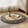 thumbnail image 3 of Cat Rug, Premium Cotton Rope Area Rug, Washable Round Vintage Reversible Woven Tassel Rugs – Soft, Durable, and Stylish Home Accent, Multiple Sizes for Home Cats (A,45cm), 3 of 5