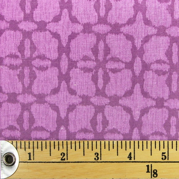 FABRIC CREATIONS fat quarter 45 × 53 cm (18 × 21 in) violet with rose Tie Dye Floral, 18x21
