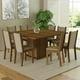 thumbnail image 2 of Juego de Comedor Mesa Tablero de Madera 8 Sillas Marrón/Crema/Beige Marisa MADESA, 2 of 10