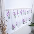 thumbnail image 1 of EastVita Rideau Court à Broderie Florale, Style Pastoral, Rideaux de Cuisine, Demi-Rideau, Panneau Court, Draperies, 1 of 6