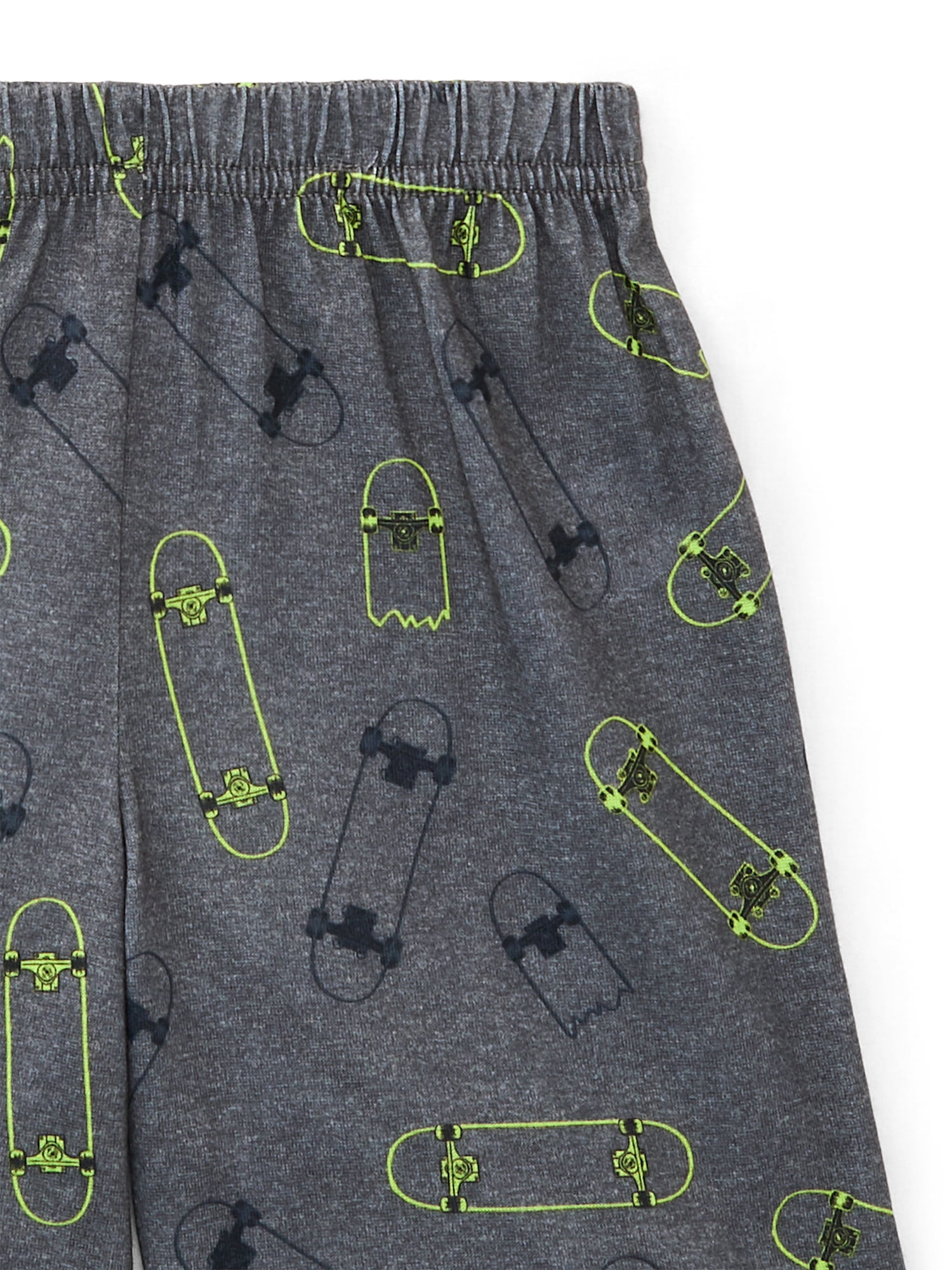 Wonder Nation Boys Tee and Shorts Pajama Set, 2-Piece, Sizes 4-18