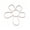 Gold, variant on Large Hollow Flower Pendant for Jewelry Making Metal Flower Pendants