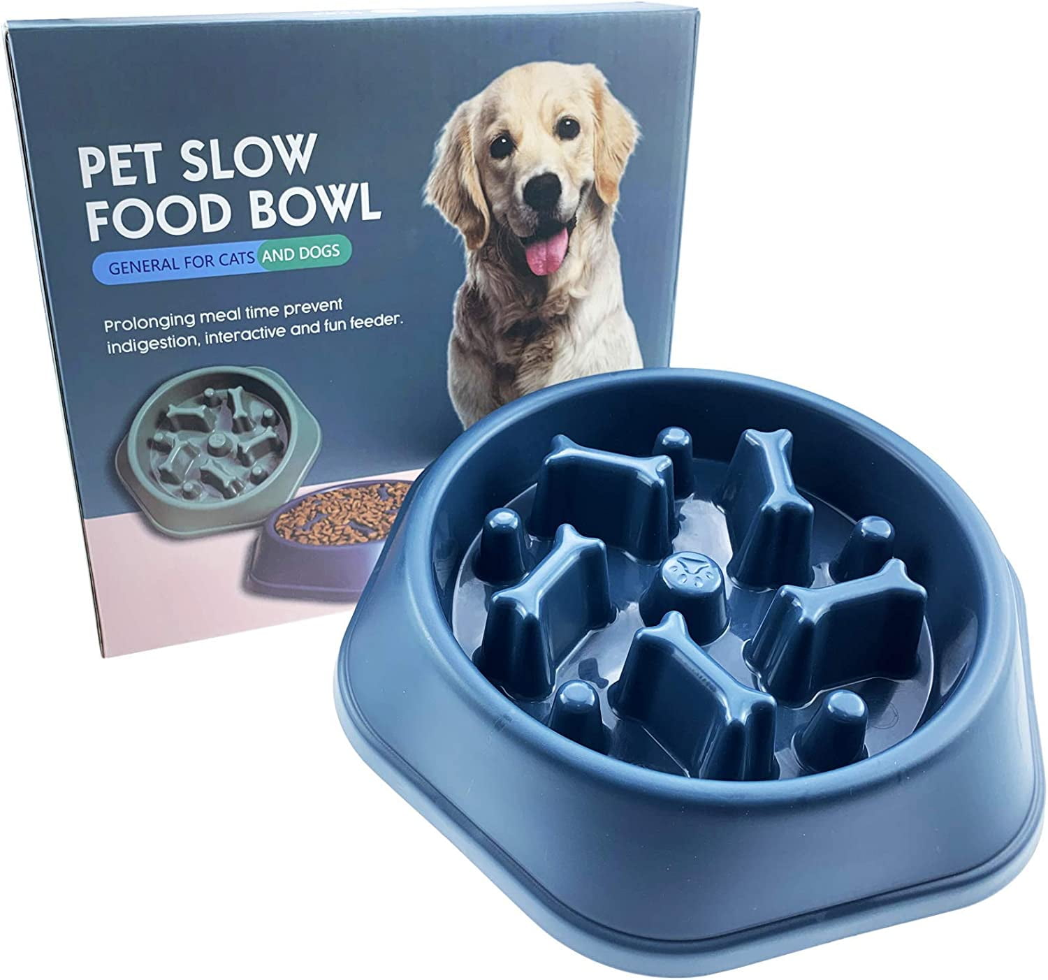 Anypet - Slow Feeding Mat, Tray, Slow Feeder Dog Bowls, Food Mat