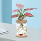 thumbnail image 5 of Florero nórdico Florero Flor seca Contenedor Titur pequeña para el hogar Foto Prop Mesa de escritorio Centro Decoración 9cmx12.8cm Sunnimix floreros decorativos, 5 of 8