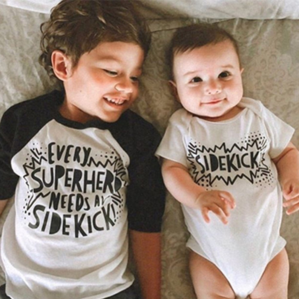 matching clothes with baby