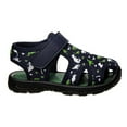 thumbnail image 2 of Rugged Bear Closed Toe Doble Adjustable Hook And Loop Boys Closed Toe Toddler Sport Sandals On And off, Navy, 9, 2 of 4