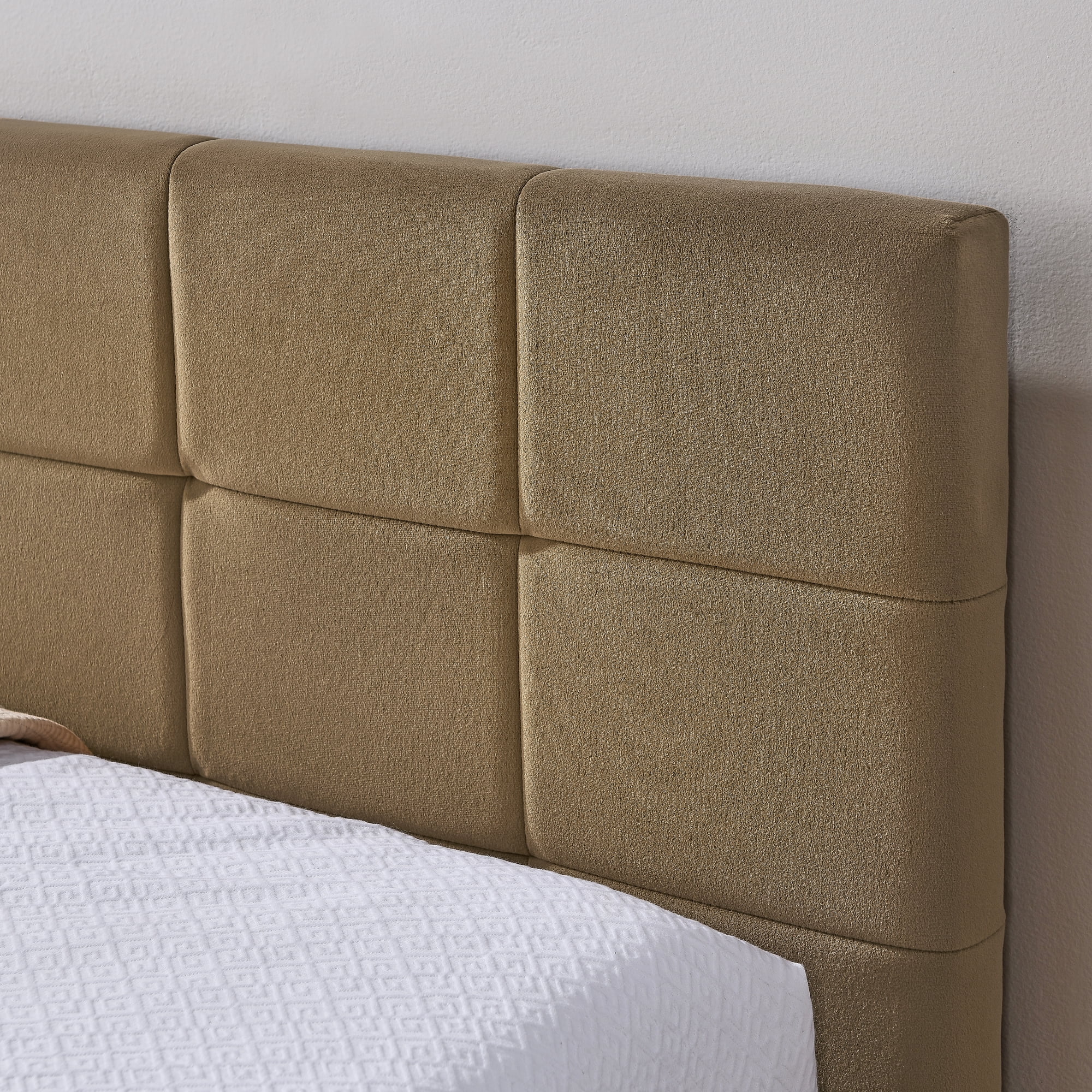 Full Size Upholstered Tufted Bed Frame, Sofa Bed Frame with Comfortable Backrest and Armrests, Full Size Bed for Bedroom, Living Room,Velvet