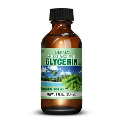 Germa Glycerin Vegetable, Natural Moisturizer & Great for Skin and Haircare, Perfect for Crafting Soaps, Toners & Setting Sprays/Glicerina Vegetal, Humectante Natural & Excelente Para el Cuidado de (Best Vegetable Glycerin For E Liquid)