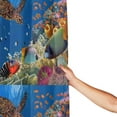 thumbnail image 5 of Zufioo Colorful Coral Reef Pattern Shower Curtain 72x72in, Waterproof Curtain for Bathroom-Waterproof, Mildew-proof, Quick-drying,Home Bathroom Supplies-One Size, 5 of 9