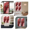 thumbnail image 7 of Red Marble Window Privacy Film, Modern Ombre Abstract Ink Painting Art Static Cling UV Sun Blocking Heat Control Window Tint Day and Night, Non-Adhesive One Way Windows Privacy Cover 17.7''x78.7'', 7 of 7
