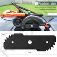 thumbnail image 2 of 2-Pack EB-007 Edge Hog Heavy-Duty Edger Replacement Blades Compatible with Black+Decker 7-1/2-inch, for LE750-CASE Cut with 4-wear Indicators, 2 of 9