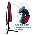 thumbnail image 2 of Clearance! 10 ft Outdoor Patio Umbrella Solar Powered LED Lighted Sun Shade Market Waterproof 8 Ribs Umbrella with Crank and Cross Base for Garden Deck Backyard Pool Shade Outside Deck Swimming Pool, 2 of 7