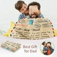 thumbnail image 5 of Dad Blanket, Dad Gifts From Daughter Son, Birthday Gifts For Dad, Christmas Gifts For Dad, I Love You Dad Blanket Hug Presents For Best Dad, Father Day Soft Bed Flannel Letter Throw Blanket(60"x80"), 5 of 7