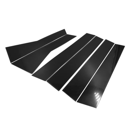 - 6pcs Pillar Post Cover Trim Car Center Window Decorative Strip for Honda CRV 2012-2016