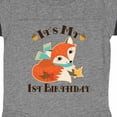 thumbnail image 3 of Inktastic 1st Birthday Woodland Fox Boys or Girls Baby Bodysuit, 3 of 4