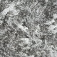 thumbnail image 5 of SAFAVIEH Ocean Trellis Solid Plush Polyester Shag Area Rug, Silver, 6' x 6' Round, 5 of 6