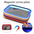 thumbnail image 3 of Screw Magnetic Tray Nuts Storage Screw Magnetic Mat Collect Screws Repair Tool Black, 3 of 10