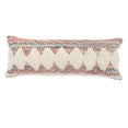 thumbnail image 1 of LR Home PILLO07342MLN1230 White Diamond Chevron Rectangle Throw Pillow - 36 x 14 in., 1 of 1