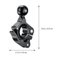 thumbnail image 2 of Tineasur Motorcycle Phone Holder, Mount Base, Black, Stable and Durable, 2 of 6