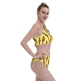 thumbnail image 6 of High Waisted Bikini Sets For Women, Painted Colorful Cute Parrots Swimsuits Tummy Control, Two Pieces Bathing Suit, 6 of 8