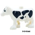 thumbnail image 1 of 1Pcs Big Block Building Classic Marine Animal Wildlife Penguin Whale Compatible Duplo Bricks Set Supplement Toy For Children cows, 1 of 6