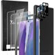 thumbnail image 1 of wonima44 4 Pack fit for Samsung Galaxy Note 20 5G (Not for Ultra)- 2 Pack Tempered Glass Screen Protector and 2 Pack Tempered Glass Camera Lens Protector Bubble Free Case Friendly 9H Hardness, 1 of 1