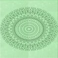 thumbnail image 1 of Ahgly Company Machine Washable Indoor Square Transitional Mint Green Area Rugs, 7' Square, 1 of 7