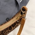 thumbnail image 3 of Bolso Crescent para Mujer Con Leopardo Hobo Cuero PU El (marrón), 3 of 9