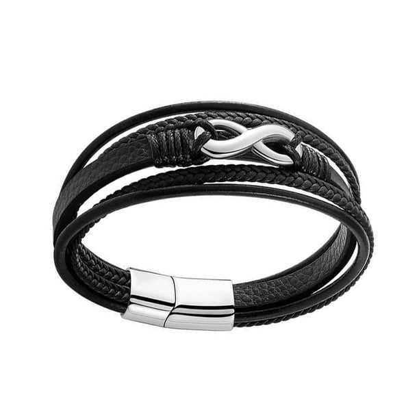 Pulsera de PU de múltiples hebras evita que se caigan las pulseras de PU para uso de viaje ANGGREK Otros