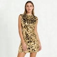 thumbnail image 2 of Unir Women's Sparkly Sequin Dress, Sleeveless Bodycon Mini Dress for Party & Clubwear Events, 1PC, S-XL, 2 of 7