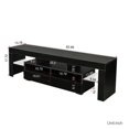 thumbnail image 4 of Living Room Furniture TV Stand Cabinet with 2 Drawers & 2 Open Shelves, 20-color RGB LED Lights with Remote My Lux Decor Round, 4 of 8