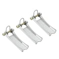 thumbnail image 1 of Unique Bargains 2.5 Inch Replacement Hooks Latch, Metal Towing Receiver Hitch, Silver, 3 Pack, 1 of 6