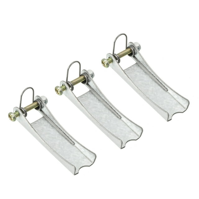Unique Bargains 2.5 Inch Replacement Hooks Latch, Metal Towing Receiver Hitch, Silver, 3 Pack