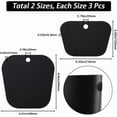 thumbnail image 2 of 6Pcs 2 Sizes Reusable Boots Tall Support Boot Shaper Form Inserts Breathable PVC Plastic Stand up Shape Holder Keeper for All Type of Boots Men Women Black 5.9 Inch 9.5 Inch, 2 of 6