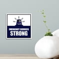 thumbnail image 5 of Square Plus Emergency Services Strong Wall or Door Sign | Police First Responders Appreciation Signage - Large, 5 of 8