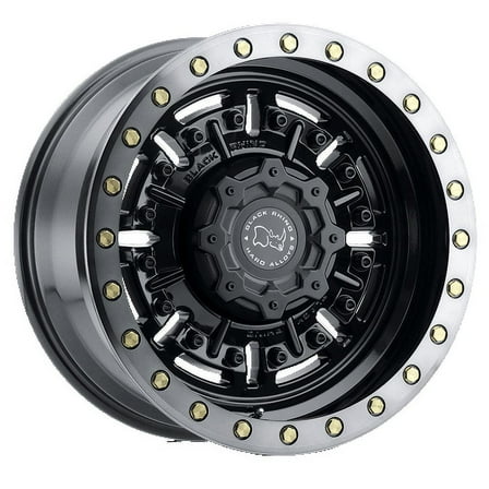 Black Rhino Abrams 20X9.5 5X130 2Et 125.1Cb Gloss Gun Black W/ Machined Dark Tint Wheel