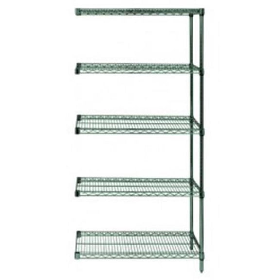 Quantum Storage AD74-1472P-5 Proform Wire 5 Shelf Add-On Kit - 14 x 72 x 74 in.