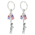 thumbnail image 6 of WEUVEB American Souvenir Keychain Multi Alloy Independence Day 2Pcs, 6 of 8