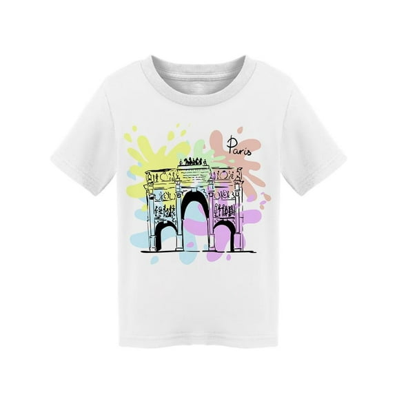 Paris, Triumphal Arc T-Shirt Toddler -Image by Shutterstock,  5 Toddler