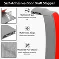 thumbnail image 2 of Door Draft Stopper for Bottom of Door, Adjustable Weather Stripping Door Seal for Cold Insulation, Under Door Sweep for Exterior & Interior Doors, Door Bottom Seal Blocker Noise (78inch,Grey), 2 of 17