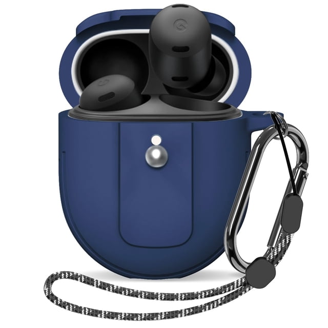Funda UCPOVT para Google Pixel Buds Pro 2022, azul, de silicona